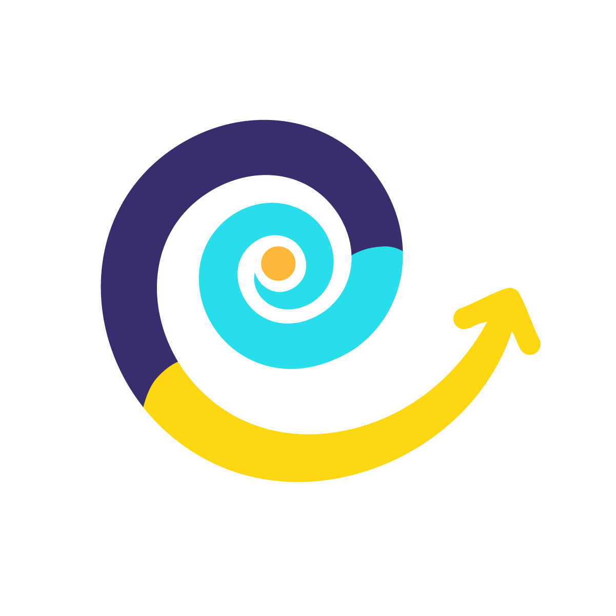 Spiraal als onderdeel van huisstijl RiKo Online Marketing